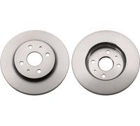 2 x TRW DF6407 Disque de frein pour DAIHATSU,SUBARU