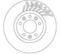 2 x TRW DF6657 Disque de frein pour CITROËN,OPEL,PEUGEOT,VAUXHALL