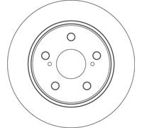 TRW DF6732 Disque de frein