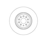 2 x TRW DF6770S Disque de frein pour AUDI,CUPRA,SKODA,VW