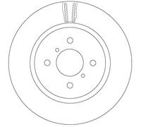 2 x TRW DF6912 Disque de frein pour SUZUKI