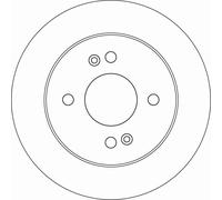2 x TRW DF6949 Disque de frein pour HYUNDAI