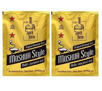 2 x Turbo Levure - Moskva Style 140g, Levure pour la fermentation du sucre et des fruits, Distillateurs Levure, Levure Rapide, Gnôle Alcool