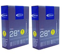 2 x tuyau de vélo Schwalbe 28 pouces - valve 18-28/622 SV15-60 : 60 mm