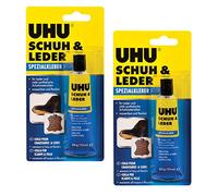 2 x UHU Chaussures & colle spécial cuir 30 g