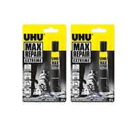 2 x UHU Max Repair Extreme, 2 x 20 g pour tous types de matériaux