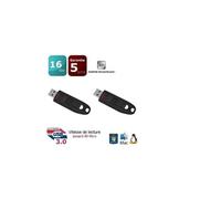 2 x SanDisk Ultra 16 Go Clé USB 3.0