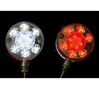 2 x unique Marqueur contour latéraux à LED 24 V LED Camion Remorque Châssis Caravane