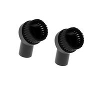 2 x Universel 32mm Dia. Brosse Pinceau Remplacement d'Aspirateur (Forme Ronde)