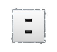 2 x USB (module), 2.1 A, 5V Simon Basic Chargeur BMC2USB.01/11