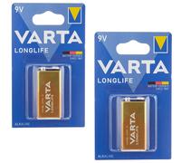 2 X Varta Longue Durée 9V Alcalin 6LP3146