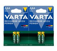 2 X Varta Recharge Accu Power AAA 800 Mah NiMH HR03 1,2 V Dans Le Blister De 2