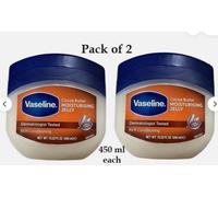 2 X Vaseline Beurre De Cacao Gel Hydratant Riche, 450 Ml / 15,22 Oz