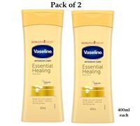 2 X Vaseline Soin Intensif Hydratation Essentielle Lotion Corporelle 400ml
