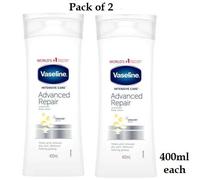2 X Vaseline Soin Intensif Réparation Avancée Lotion Corporelle 400ml