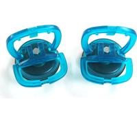 2 x ventouses MINI à une main Ventouse pour verre Ventouse en caoutchouc pour miroir Carrelage Ø 55 mm