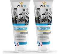 2 X VEOFIT Gel conducteur de contact des électrodes pour appareils EMS TENS, électrostimulateurs, électrodes pads - Améliore le contact des électrodes et protège la peau