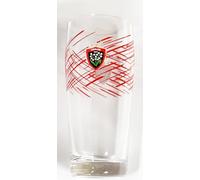 2 x Verre à bière RCT RC Toulon - Rugby Club Toulonnais - 300 ml