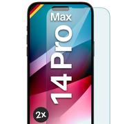 2 x verre véritable pour Apple iPhone 14 Pro Max film blindé téléphone portab...