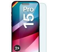 2 x verre véritable pour Apple iPhone 15 Pro film blindé HD téléphone...