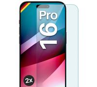 2 x verre véritable pour Apple iPhone 16 Pro film blindé HD téléphone...