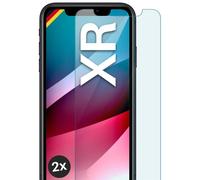 2 x verre véritable pour Apple iPhone Xr film blindé HD verre trempé protecti...