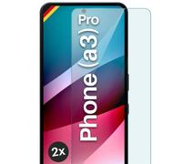 2 x verre véritable pour Nothing Phone (3a) Pro film blindé protection...