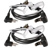 2 x Walkie Talkie Earpiece 2 Pin Acoustic Tube Headset Headset Compatible with Motorola DP1400 CP040 GP68 GP88 GP300 CT150 Pro1150 HYT TC-500 TC-600 Walkie Talkies (2 Pieces)