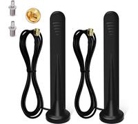 2 x WiFi Antenna 5G,4G Amplifier Signal Indoor Outdoor 15DBI Omnidirectional Waterproof Port TS-9/SMA LTE Antenna,3G/4G/5G/GSM/GPRS,for Router Iot-Gateway Smart Home-1.5 m