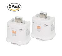 2 X Wii Motion Plus Adaptateur, Accélérateur De Capteur Wii Remote Plus Pour Nintendo Wii Télécommande-Blanc