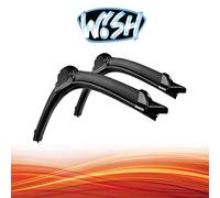 '2 x Wish® Universal 26 650 mm/19 mm Jeu de balais essuie-glaces avant d'essuie-glace avant flachbal Ken 2 wu26.1 9.f9