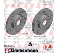 ZIMMERMANN 100.3300.53 Disque de frein