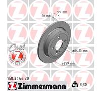 2 x ZIMMERMANN 150.3446.20 Disque de frein pour MINI