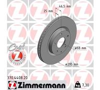 2 x ZIMMERMANN 370.4408.20 Disque de frein pour MAZDA