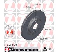 2 x ZIMMERMANN 370.4410.20 Disque de frein pour MAZDA