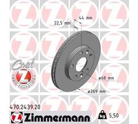ZIMMERMANN 470.2439.20 Disque de frein