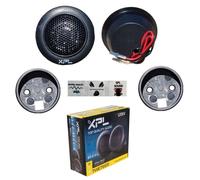2 XPL XTW-2502 Haut-Parleur 5,6 CM pour Voiture 94 DB + 3 Autocollant &