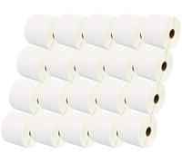 20,000 Zebra 76mm x 51mm Thermique Directe Papier Étiquettes (1000 étiquettes par rouleau) pour Imprimante Zebra - 20 Rouleaux