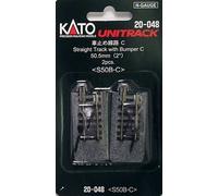 20-048 KATO UNITRACK 2 rails bumper fin de voie C 50,5mm N