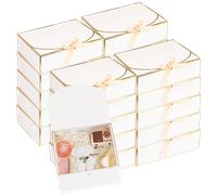 20/10/5/2 pièces Coffret cadeau, Boîtes cadeaux recouvertes de blanc et de noir, Convient pour la proposition de demoiselle d'honneur, l'anniversaire, la fête, la Saint-Valentin et le cadeau de la mar