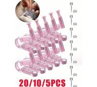 20/10/5 pièces Kit de pistolet de perçage d'oreille jetable Asepsie Sain Nez Lèvre Boucle d'oreille Perçoir Outil Machine Set Clous d'oreille Accessoires de bijoux de corps 5 pièces,10 pièces,20 pièce