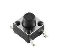 20/100 micro-interrupteurs 6×6, bouton-poussoir tactile momentané 4 broches, pas de 0,1 mm, 4,3 mm, 5 mm, 8 mm et 9 mm(7MM,50pcs)