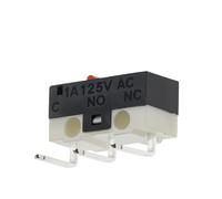 20-1000 interrupteurs de fin de course C NO NC 3 broches, bornes PCB 1A 125V, à levier à arc et à action brusque, interrupteurs à bouton-poussoir(BENT FOOT-1,20PCS)
