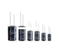 20-1000pcs 10V 16V 25V 35V 50V DIP Electrolytic Capacitor 1UF 4.7UF 10UF 22UF 33UF 47UF 100UF 330UF 470UF 1000UF 1500UF 6800UF EKFBQBGW(25V 3300UF 200PCS)