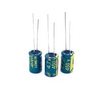 20-100pcs 450V 4.7UF high frequency Aluminum Electrolytic Capacitor 4.7UF 450V 8X12mm 20% NWPNLXEA(100Pcs)