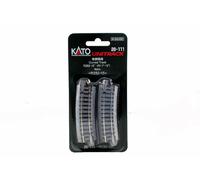 20-111 KATO Unitrack 4 Rails Courbes R282-15° ballast Train N 1/160