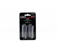 20-171 KATO 4 Rails courbe R216mm 15° ballast Train N 1/160