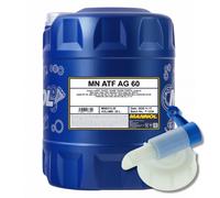 20 (1x20) Litre Mannol Atf AG60 Huile de Transmission Automatique Avec Robinet