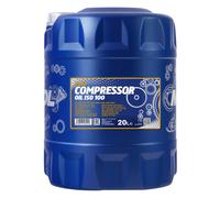 20 (1x20) Litre MANNOL Compresseur Oil Iso 100 - din 51506 Vbl , Vcl , Vdl