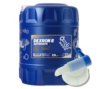 20 (1x20) Litre Mannol Dexron II Automatique - Atf Transmission Avec Robinet
